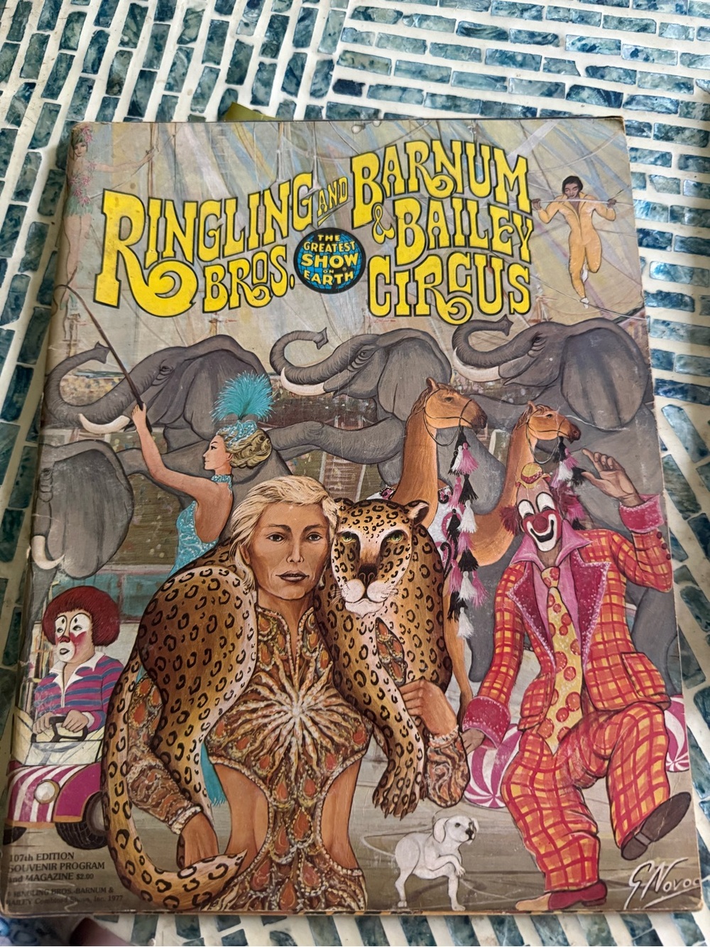 Ringling Bros & Barnum & Bailey Circus 107th Edition Program 1977